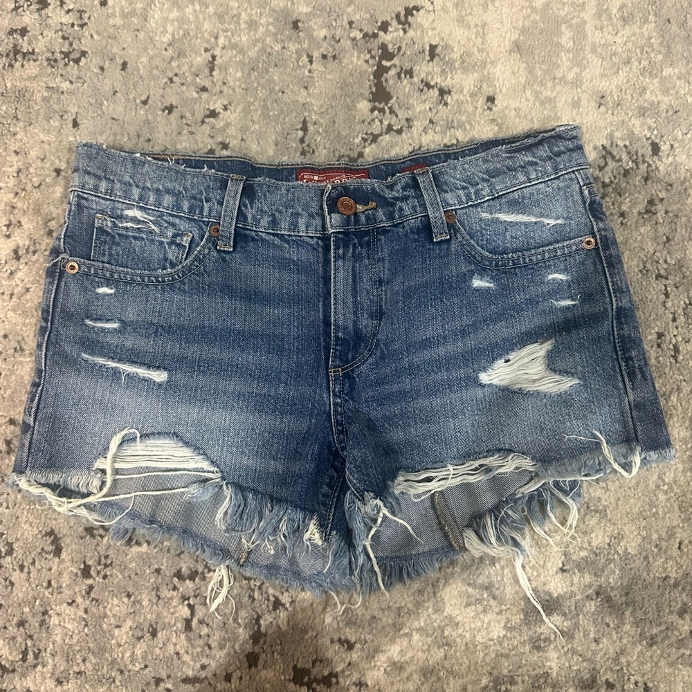 Lucky Brand Jean Shorts Distressed size 6/28